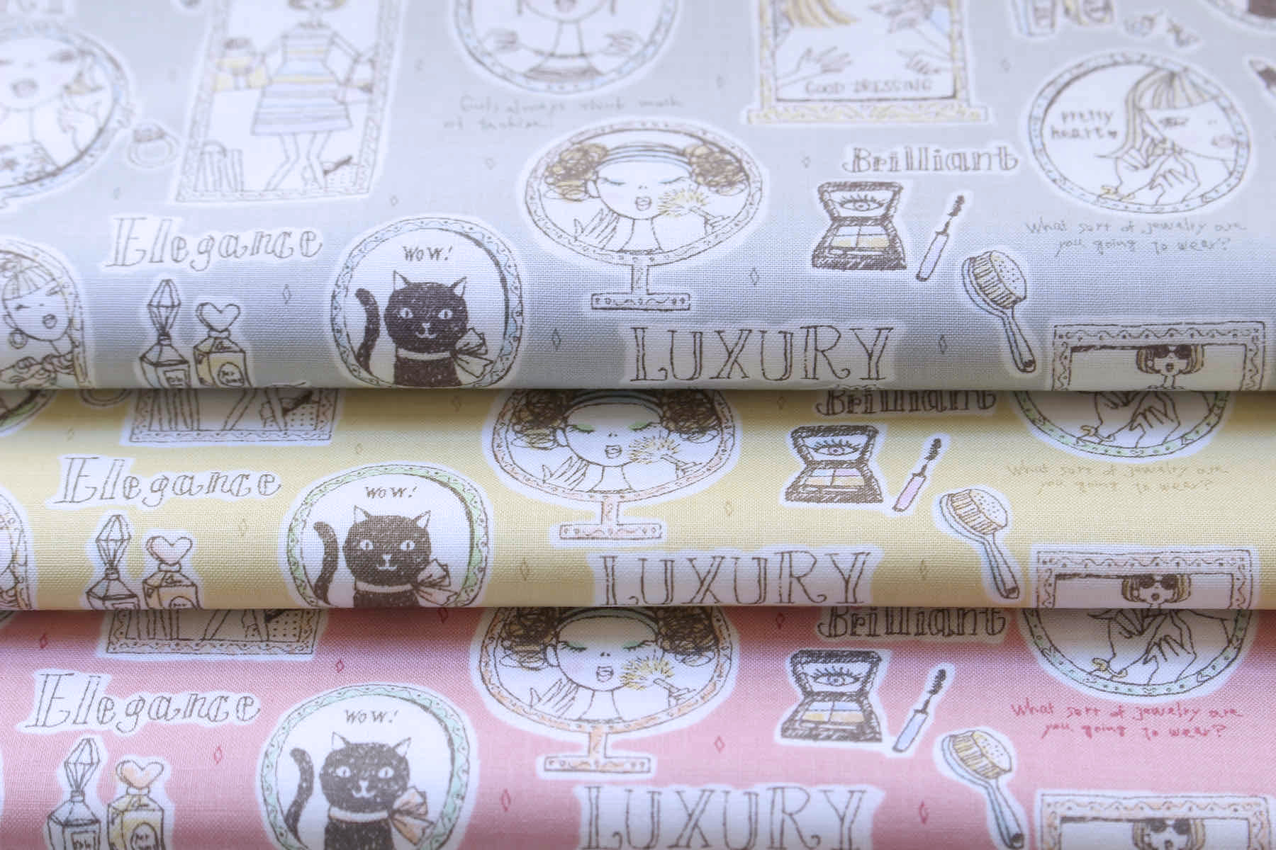 JC コットンプリント おめかし